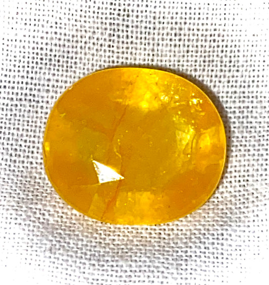 Yellow sappphier (Pukhraj)