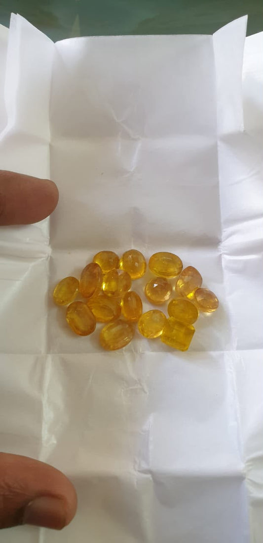 Yellow sapphier ( Pukhraj )